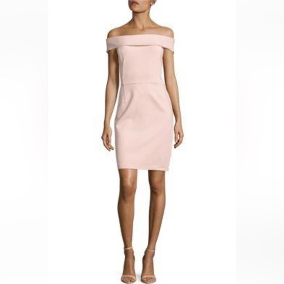 Alexia Admor off shoulder light pink dress size XS - Picture 1 of 12